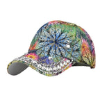 Outdoor Sun Protection Colorful Cat Eye Rhinestone Baseball Cap