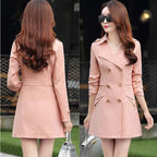 Fashion All-match Slim Women's Chinese Windbreaker